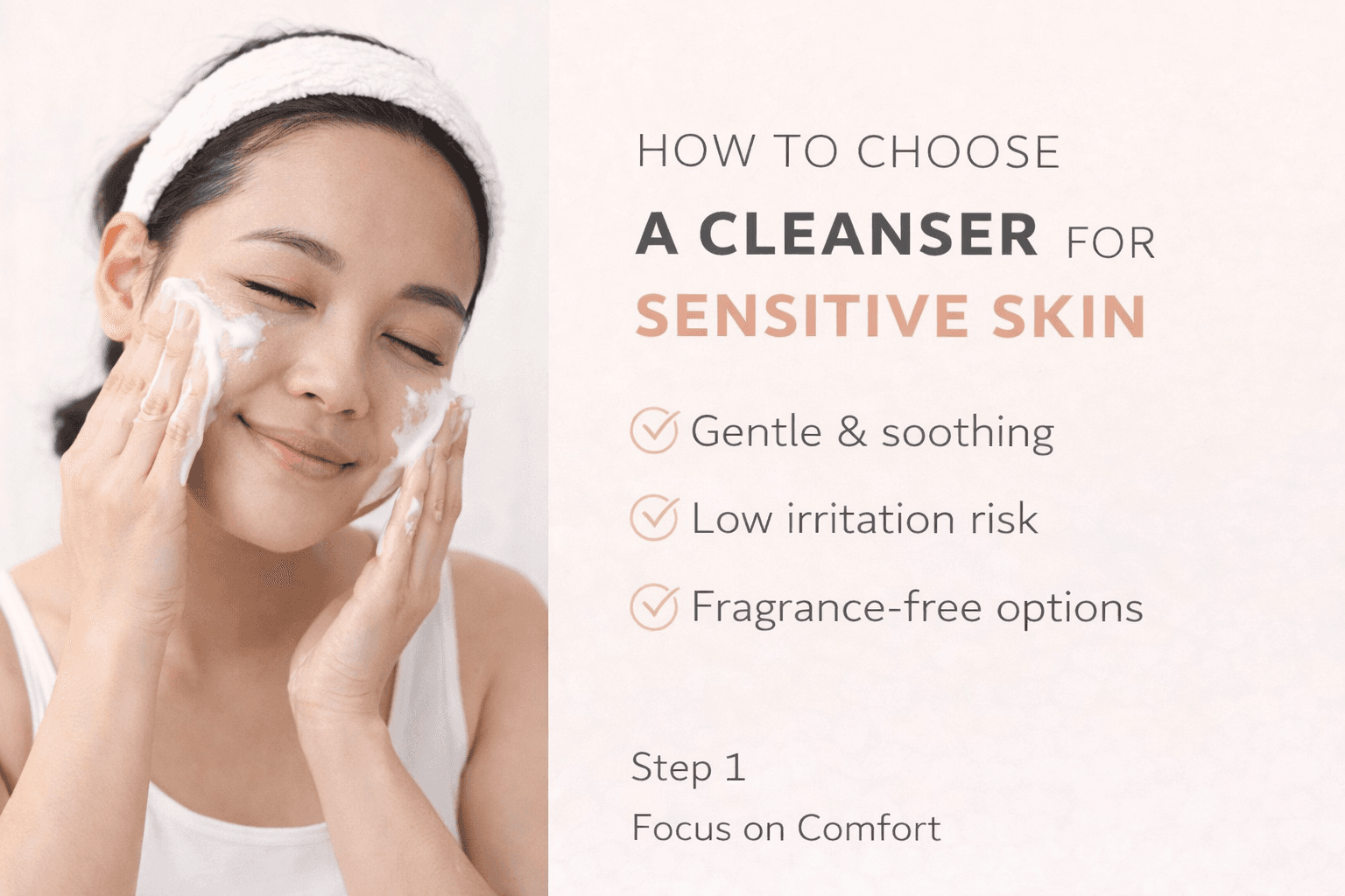 How To Choose A Cleanser For Sensitive Skin