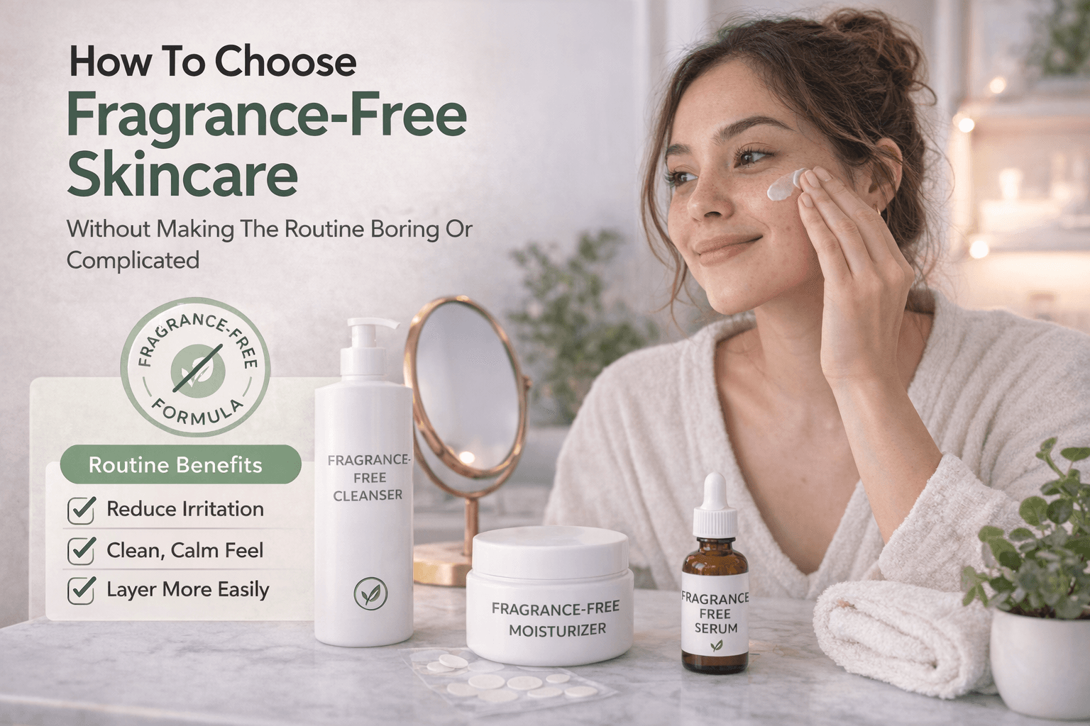 How To Choose Fragrance-Free Skincare Without Making The Routine Boring Or Complicated