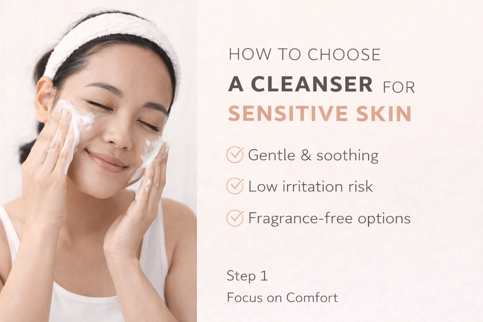 How To Choose A Cleanser For Sensitive Skin