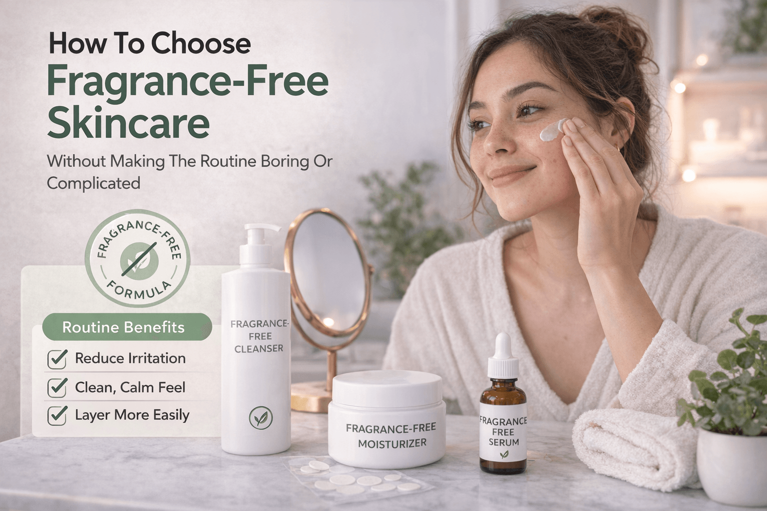 How To Choose Fragrance-Free Skincare Without Making The Routine Boring Or Complicated